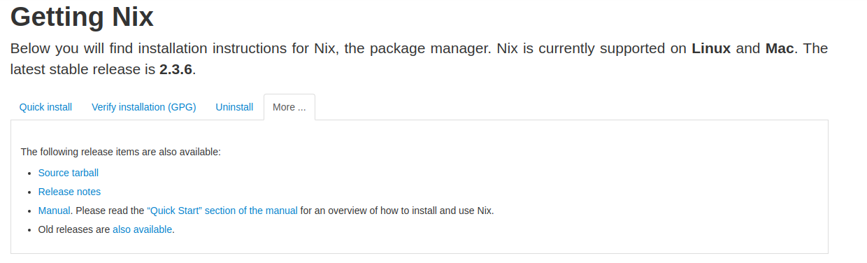 How to install Nix
